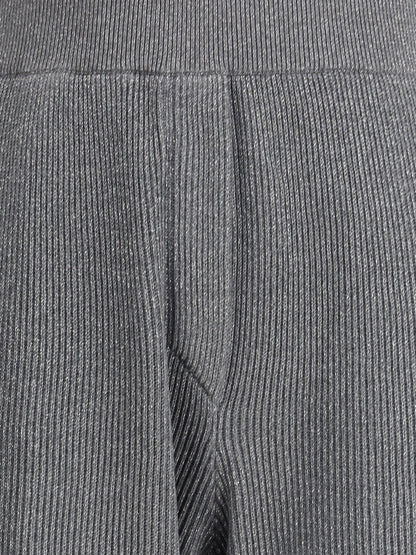 BRUNELLO CUCINELLI Ribbed lurex Pants