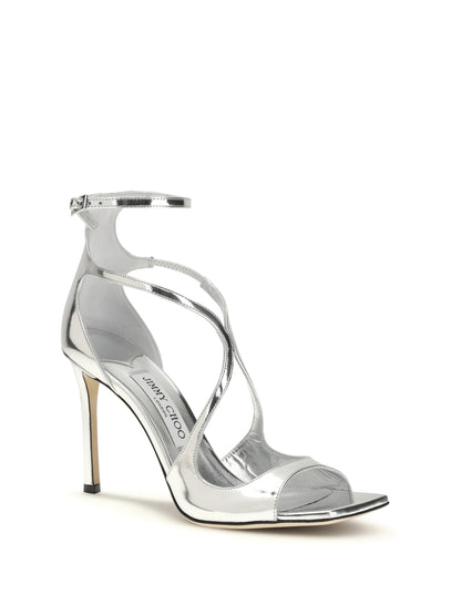 JIMMY CHOO Azia 95 patent leather Sandals
