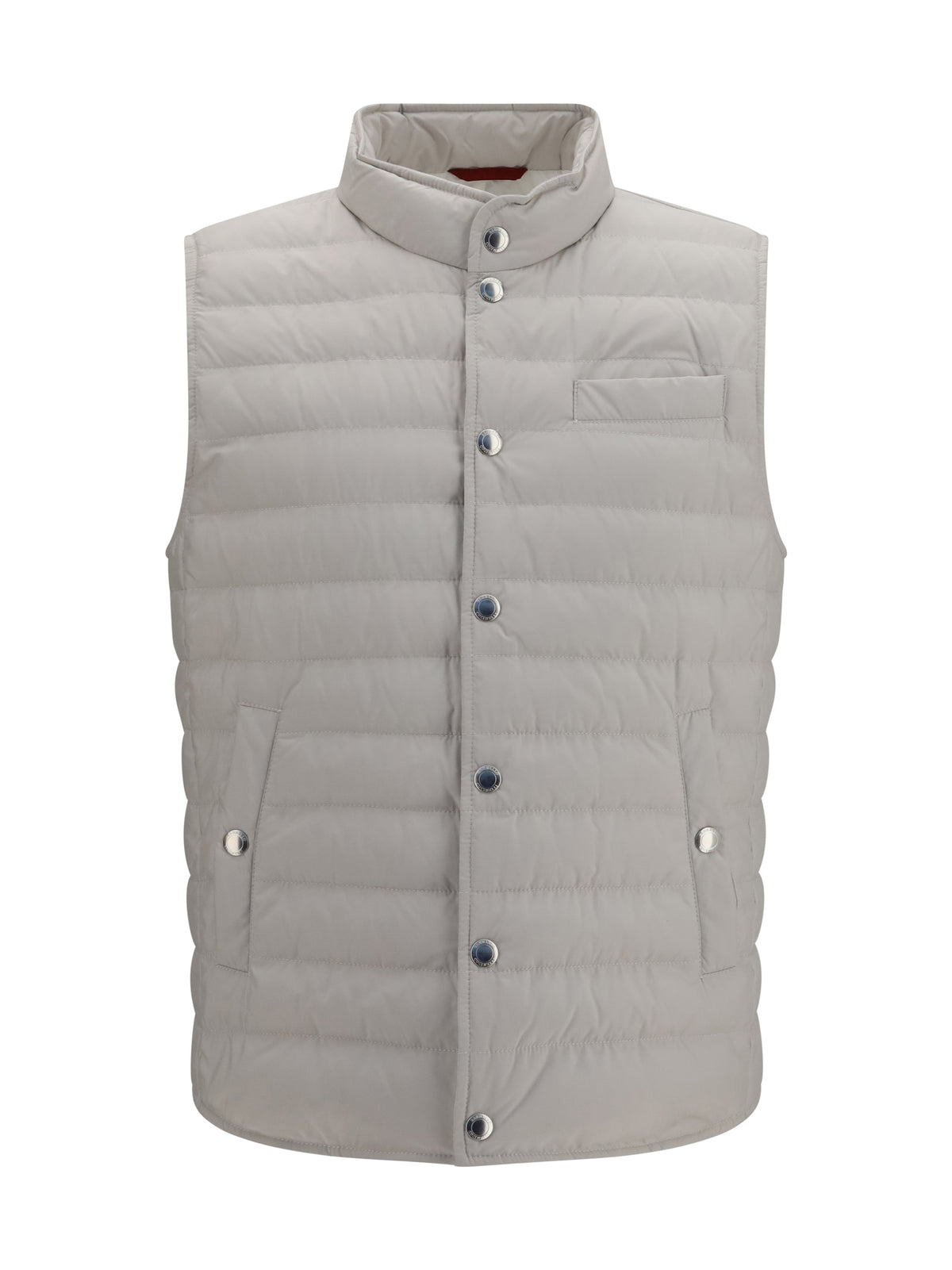 Brunello Cucinelli Sleeveless padded Gilet - Ice