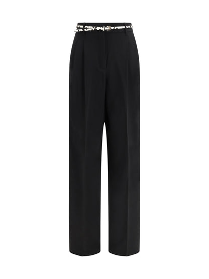 Max Mara Studio Elegant Pants with belt - Black