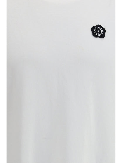 KENZO Cotton T-shirt embroidered with Boke Flower 2.0