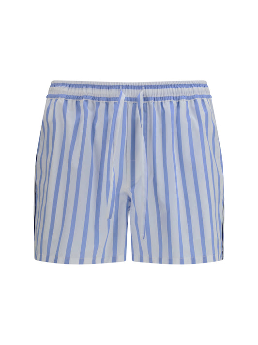 DOLCE & GABBANA Striped poplin Bermuda Shorts