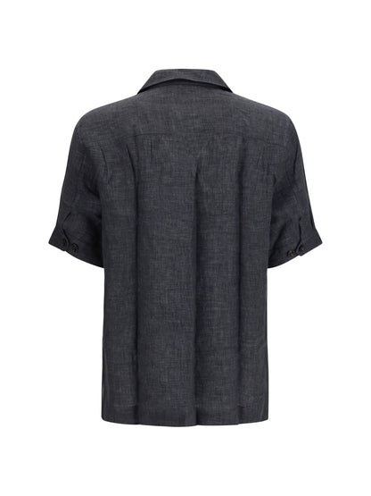 BRUNELLO CUCINELLI Pocket linen Shirt