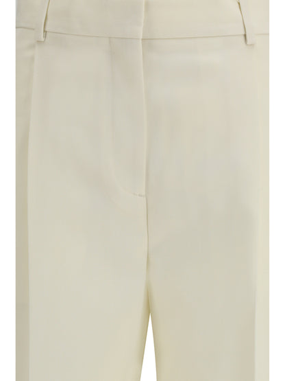 Toteme Straight Pants - Off-White