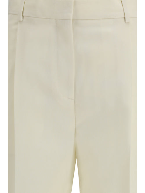 Toteme Straight Pants - Off-White