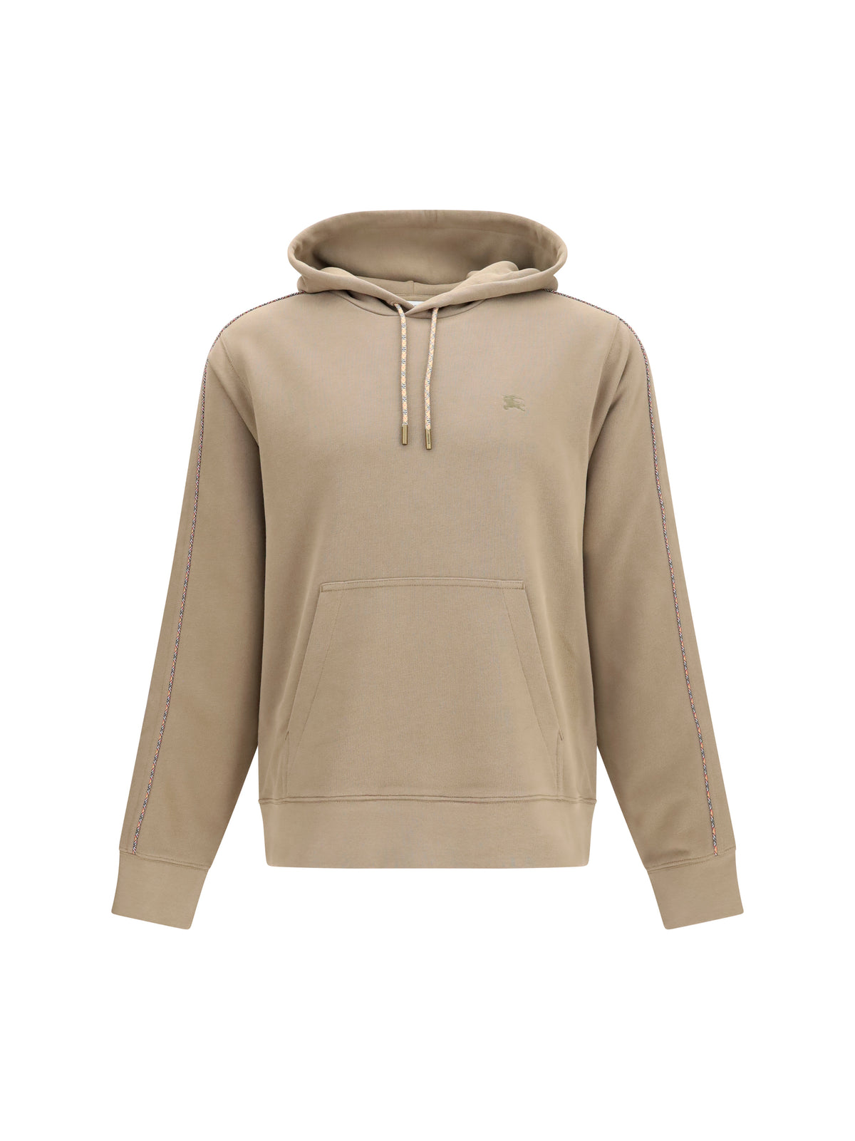 Burberry Check Hoodie with drawstrings - Finch Brown