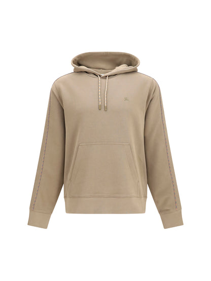 Burberry Check Hoodie with drawstrings - Finch Brown
