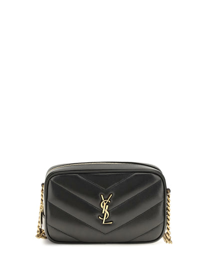 Saint Laurent Loulou mini leather Shoulder Bag - Black