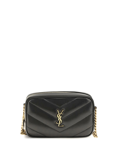 Saint Laurent Loulou mini leather Shoulder Bag - Black