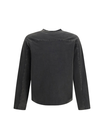 Entire Studios Heavy long-sleeve T-shirt - Washed Black