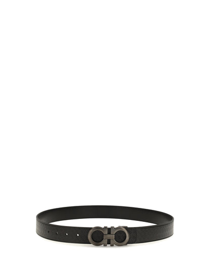 Ferragamo DOUBLE ADJUS BELT - Black