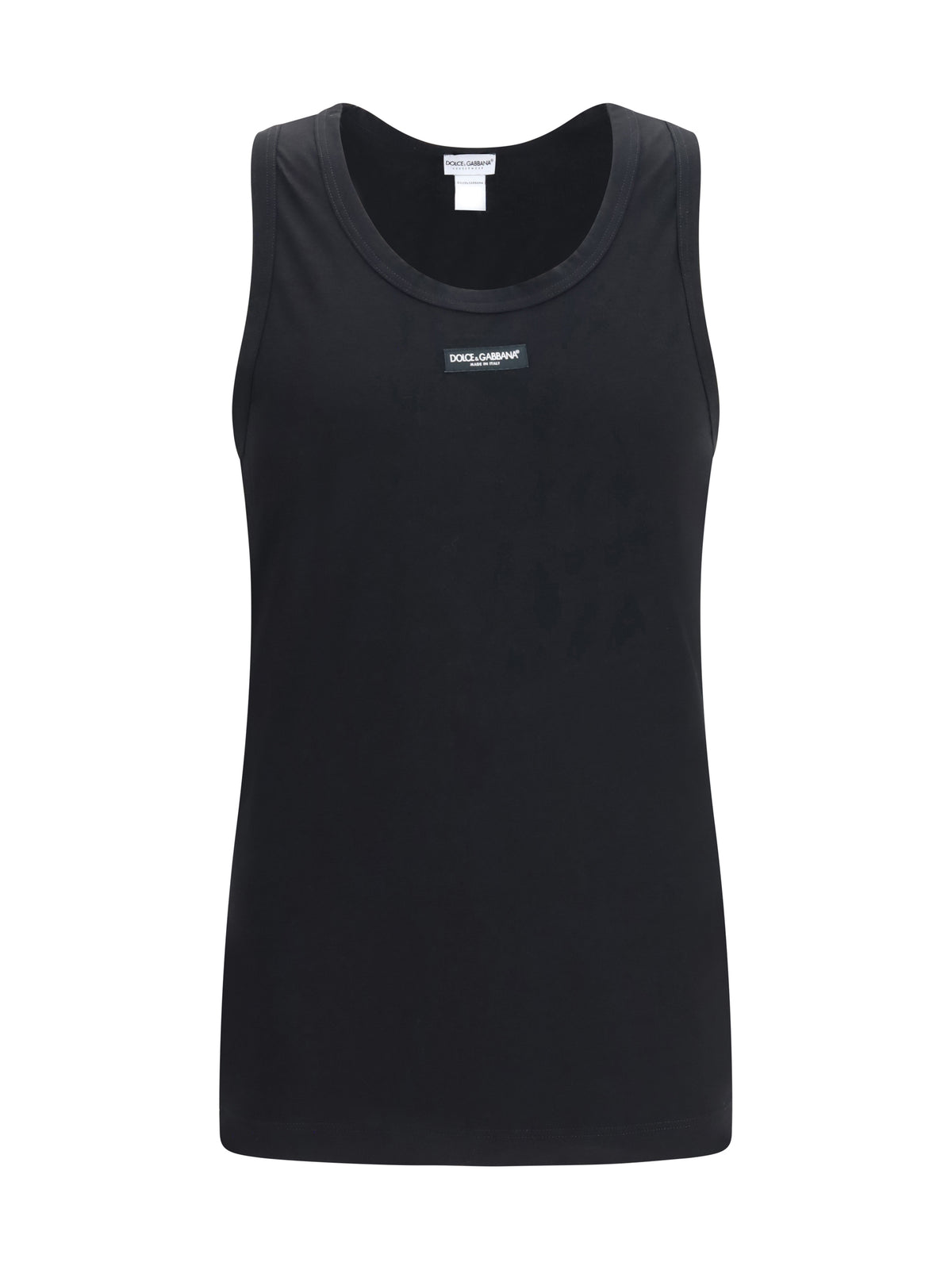 Dolce & Gabbana Marcello stretch-cotton Tank Top - Black