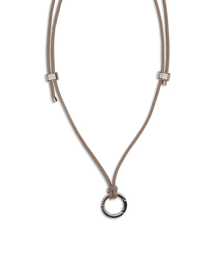 BRUNELLO CUCINELLI Leather eyeglass Cord with charm