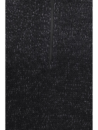 Laminar Cotton Sweater - Black