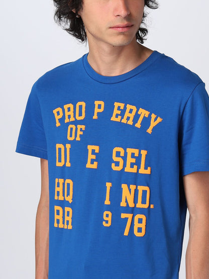 Diesel T Shirt Men Blue