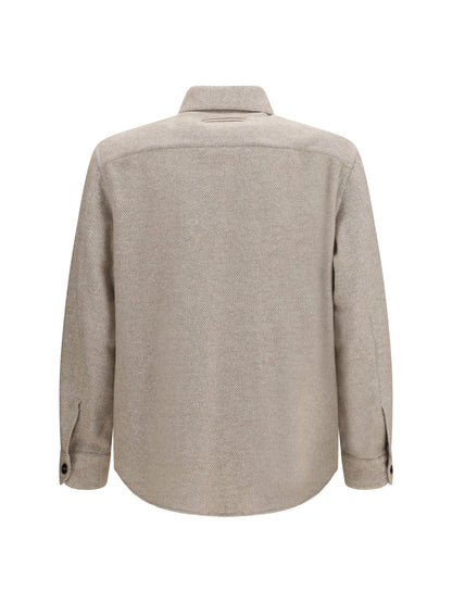 Zegna Cashmere and silk-blend Shirt - 054
