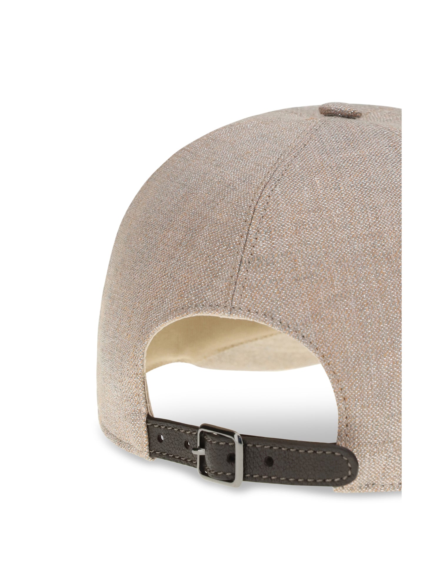 BRUNELLO CUCINELLI Sparkling linen twill Baseball Cap