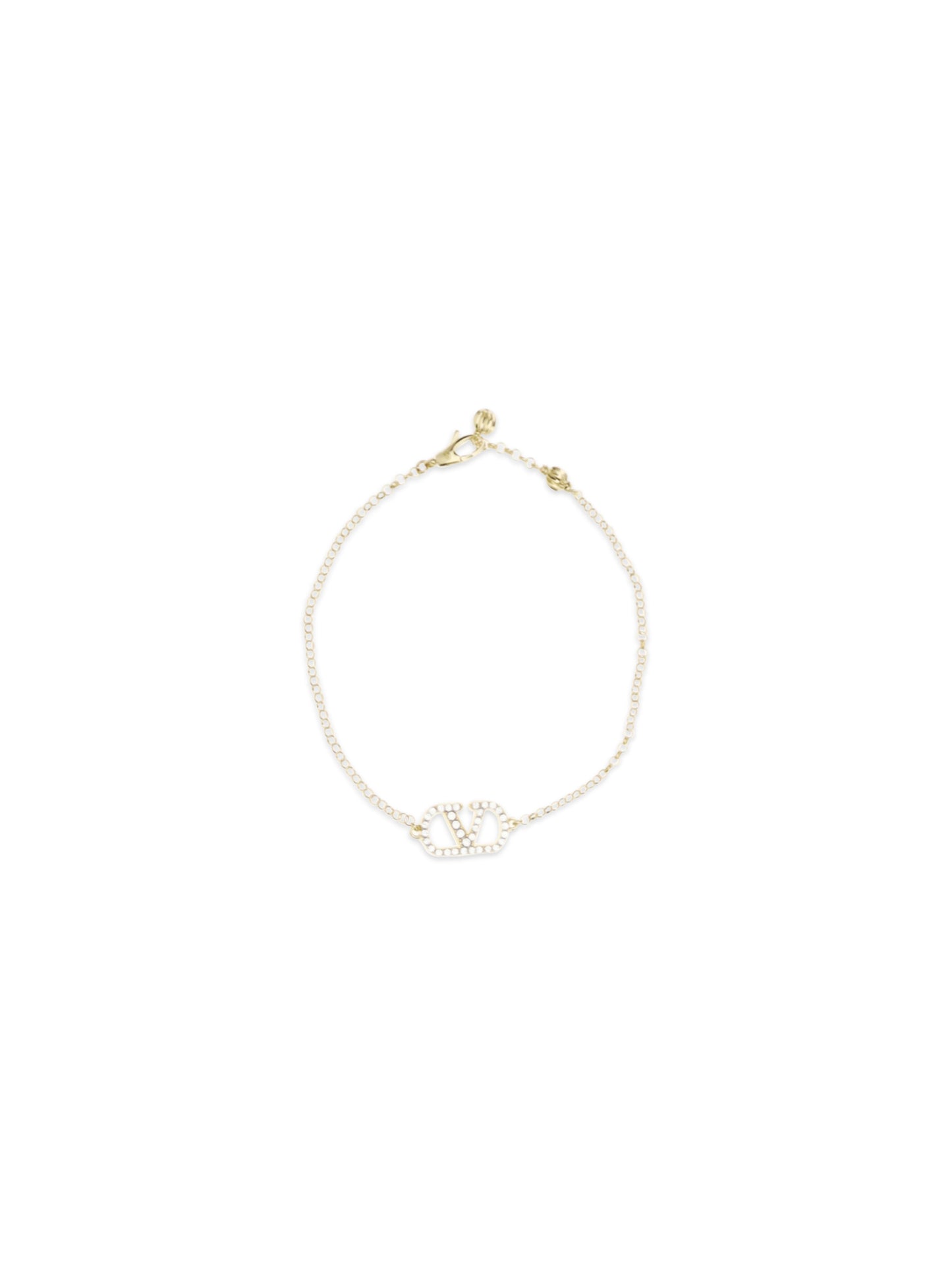 VALENTINO GARAVANI VLogo Signature Bracelet in metal and Swarovski® crystals
