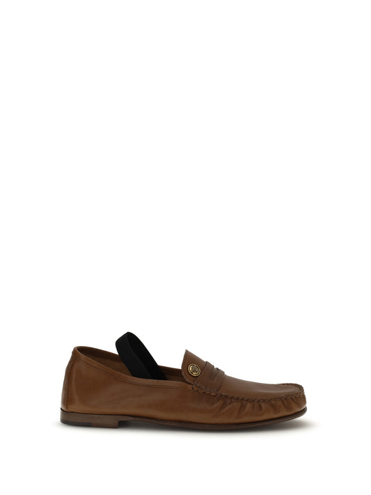 VERSACE Leather Loafers
