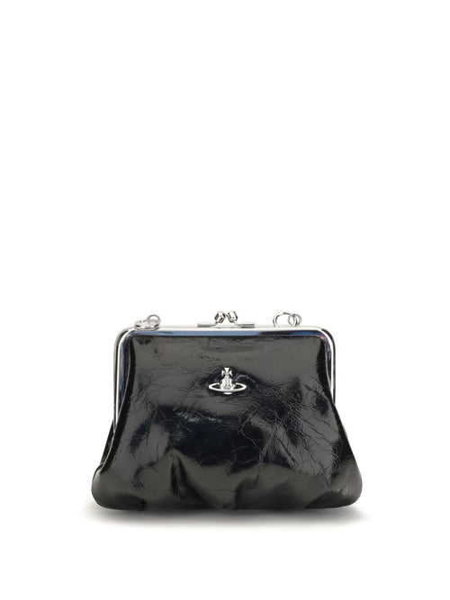 Vivienne Westwood Granny Frame patent leather Handbag - Black
