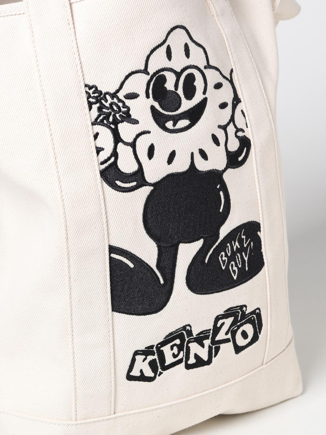 Kenzo Tote Bags Woman White