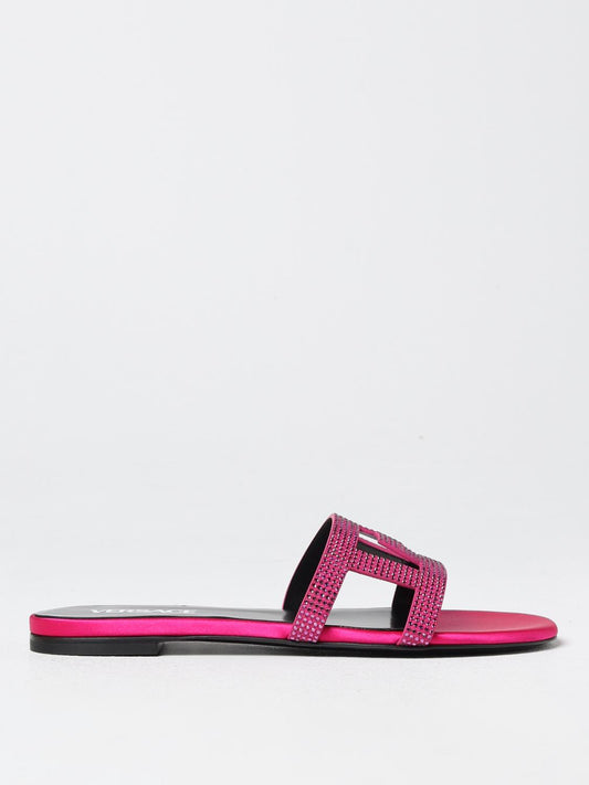 Versace Flat Sandals Woman Pink