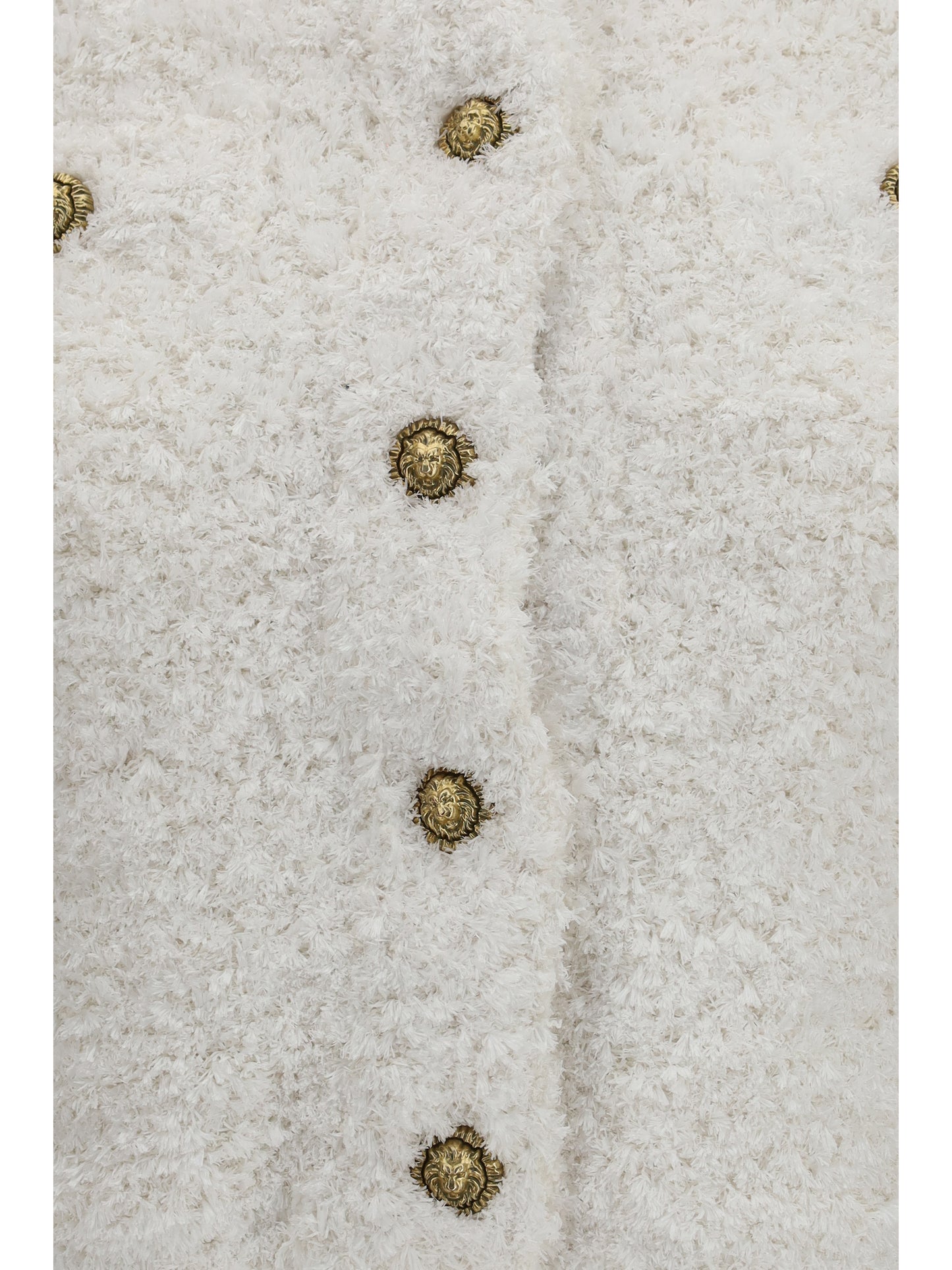 BALMAIN Tweed Plumetis Cardigan