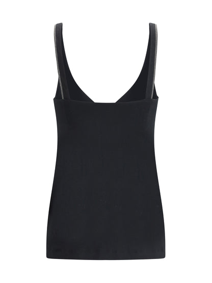 BRUNELLO CUCINELLI Top with embellishments