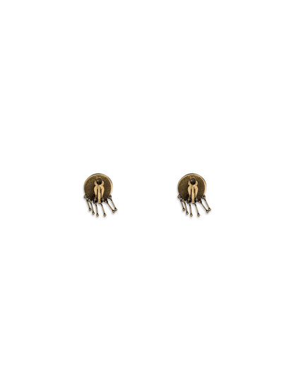 Versace Medusa Clip-On Drop Earrings - Gold - Palladium