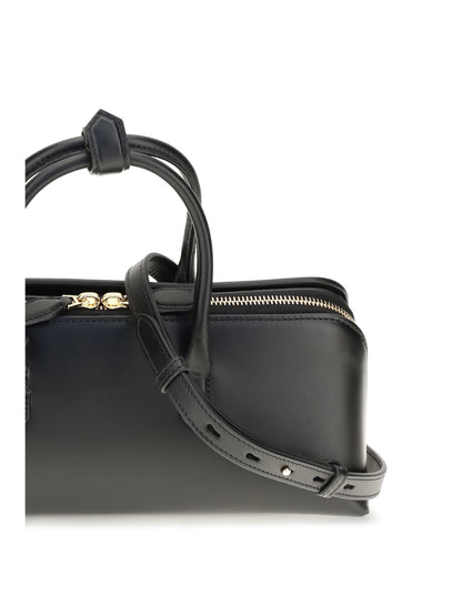 AlaïA Small Delta nubuck Handbag - Noir