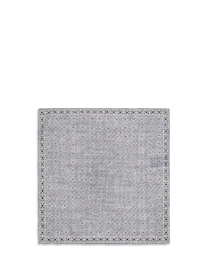 BRUNELLO CUCINELLI Ethnic-patterned silk Pocket Square