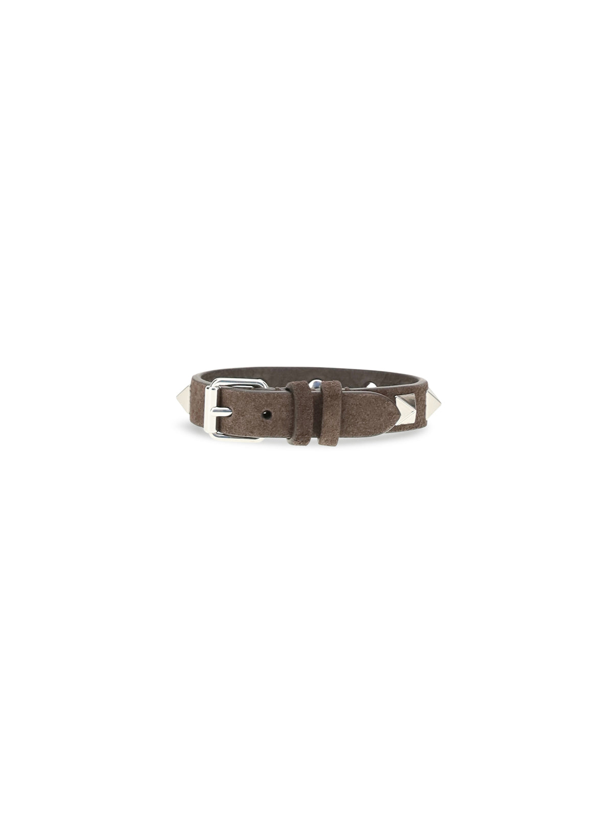 Valentino Garavani Rockstud leather Bracelet - Testa Di Moro