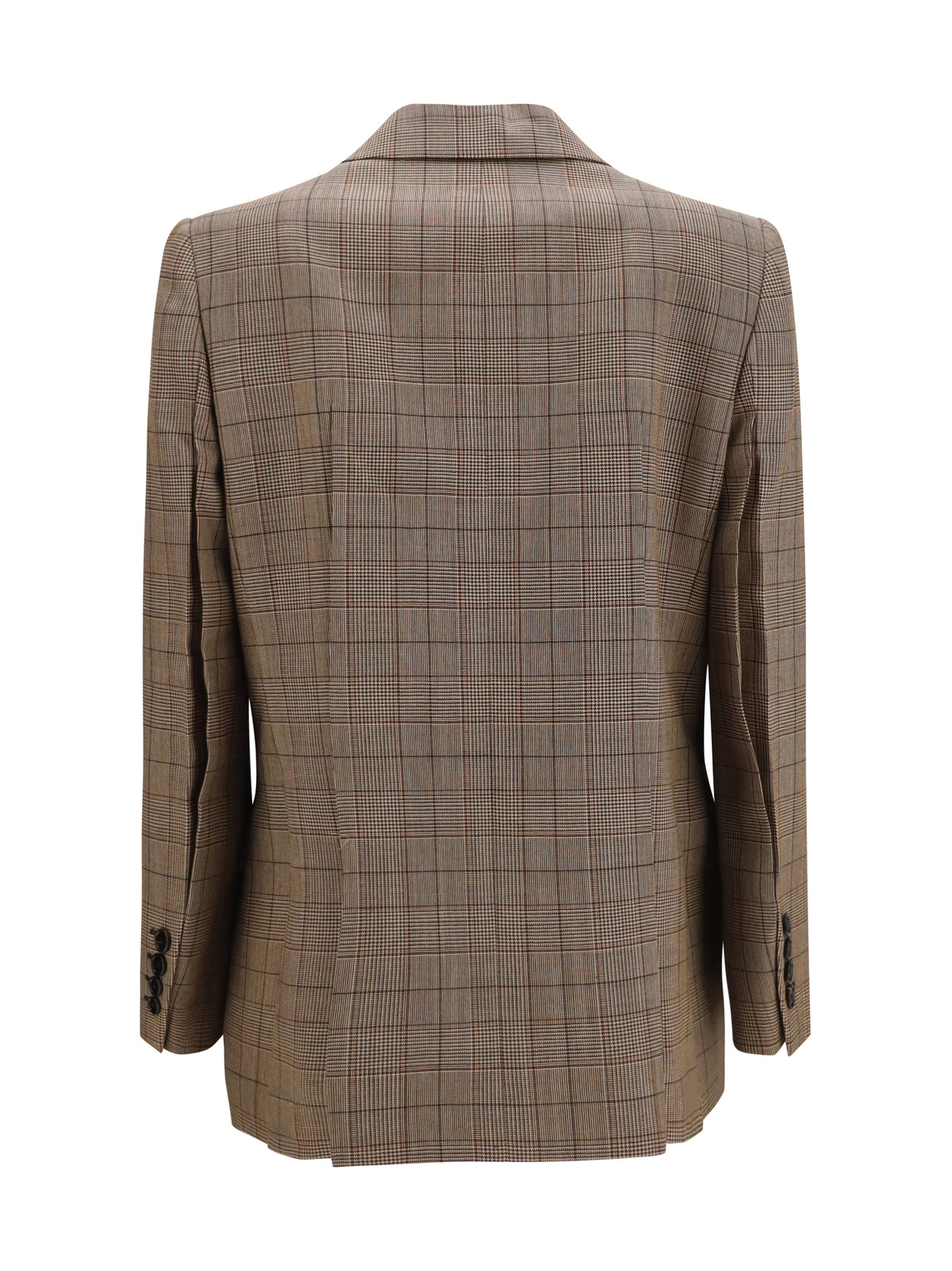 Chloé Checked double-breasted Blazer - Brown - Beige 1