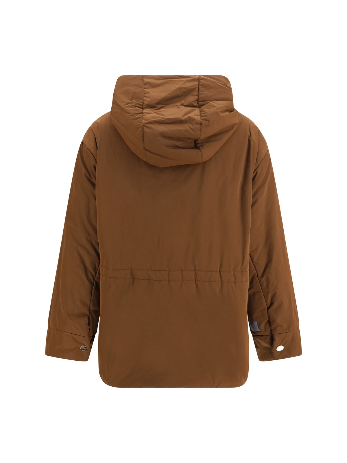 Max Mara The Cube Reversible padded Parka in radzmir and water repellent canvas - Dark Honey
