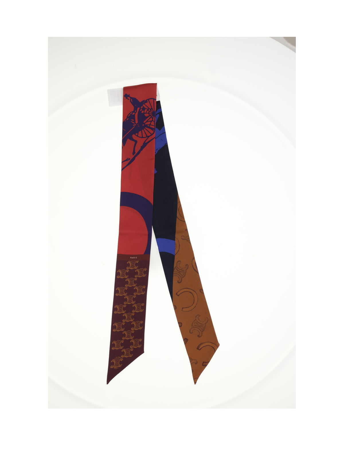 Celine 6X110CM LAVALLIERE - Red/Blue/Brown