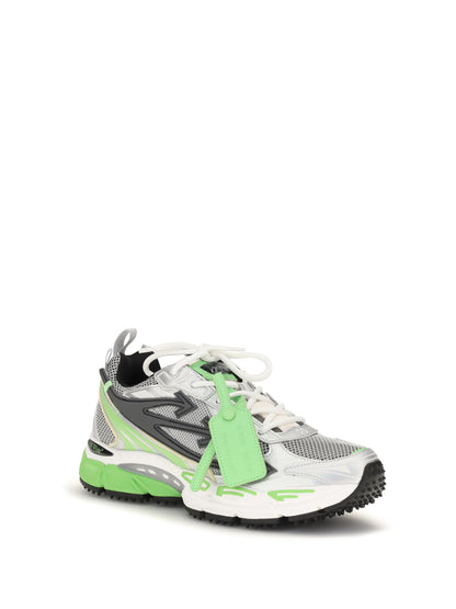 Off-White Be Right Back Sneakers - Grey/Neon Green