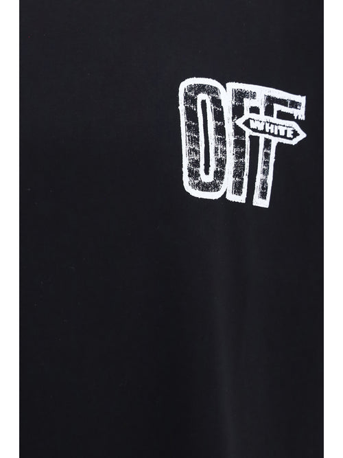 Off-White Motion Arrow Skate T-shirt - Black