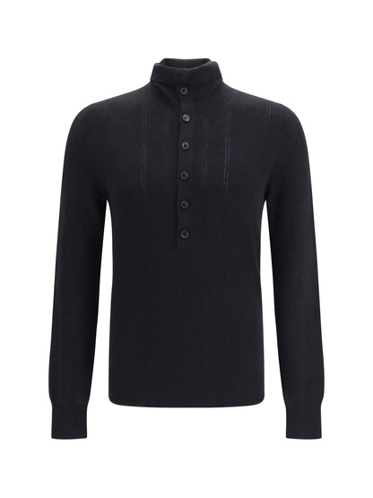 Dries Van Noten Mettur Sweater - Dark Grey