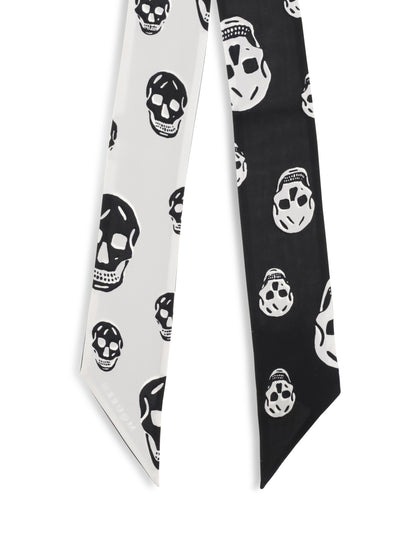 ALEXANDER McQUEEN Skull Ribbon Scarf