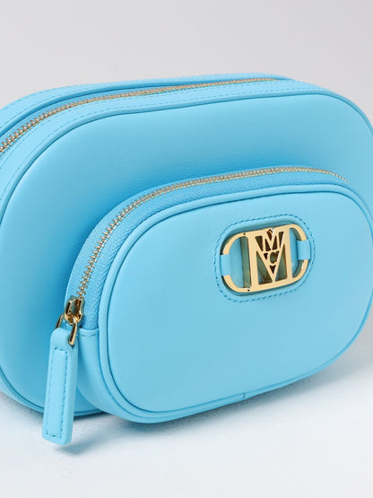 Mcm Mini Bag Woman Gnawed Blue