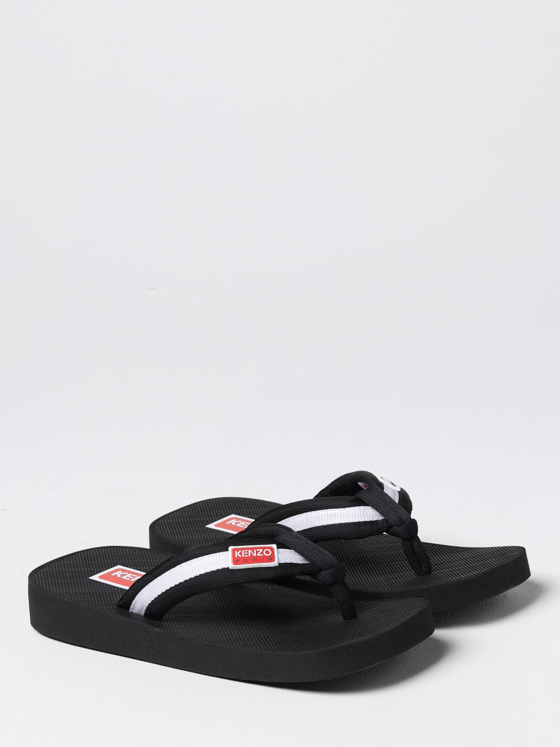Kenzo Flat Sandals Woman Black