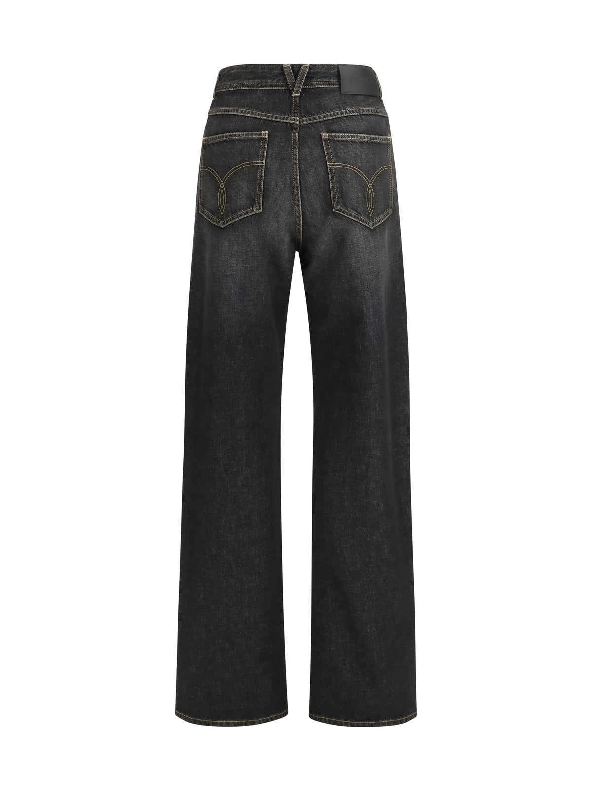 Versace Straight Jeans with studs - Black