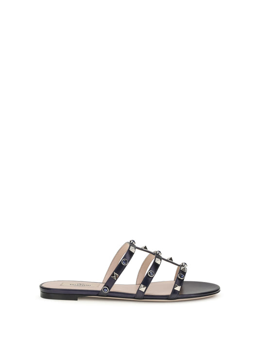 VALENTINO GARAVANI Rockstud slide Sandal