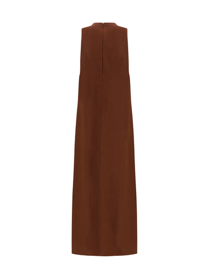 BRUNELLO CUCINELLI V-neck Long Dress