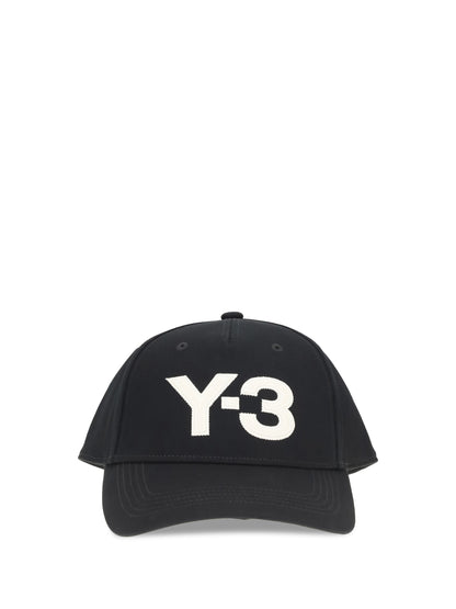 Y-3 Logo Baseball Cap - Black