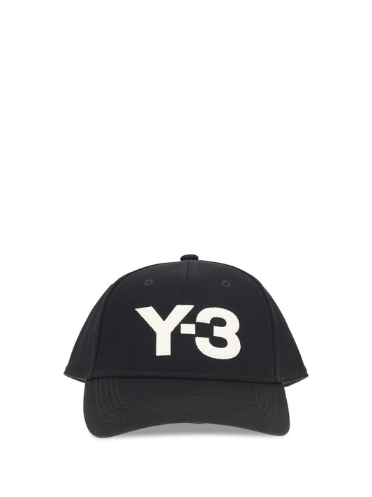 Y-3 Logo Baseball Cap - Black