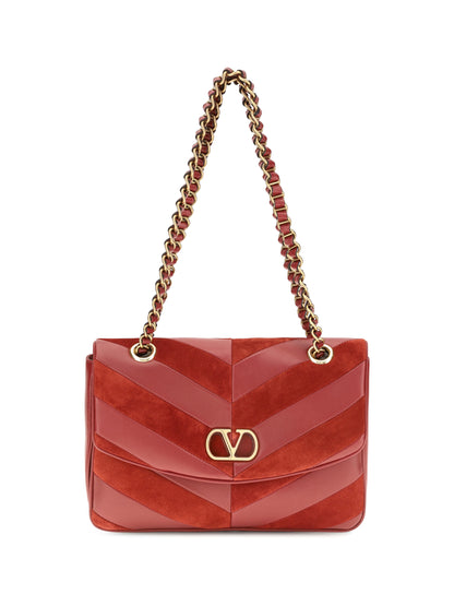 Valentino Garavani Djuna Shoulder Bag - Russet Red