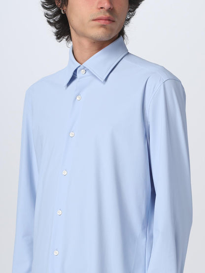 Boss Shirt Men Gnawed Blue