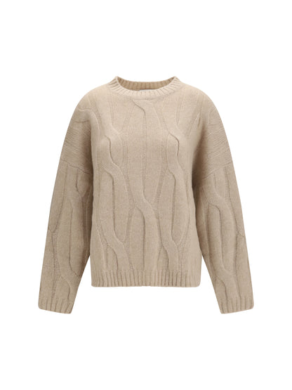 Allude Cashmere and silk Sweater with voluminous sleeves - 48
