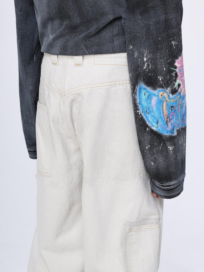 Maison Margiela Jeans Men White